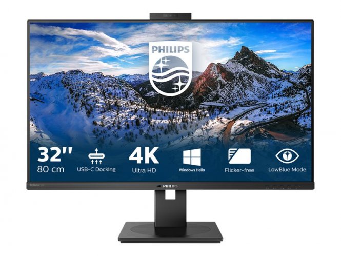 Philips P-line 329P1H - Écran LED - 32" (31.5" visualisable) - 3840 x 2160 4K @ 60 Hz - IPS - 350 cd/m² - 1000:1 - 4 ms - 2xHDMI, DisplayPort, USB-C - haut-parleurs - texture noire 