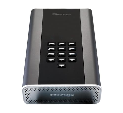 iStorage diskAshur DT2 Disque Dur de Bureau crypté et sécurisé, certifié FIPS Niveau 3, 256 Bits, 2 to USB 