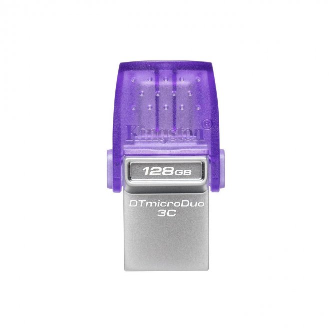 Kingston DataTraveler microDuo 3C - Clé USB - 128 Go - USB 3.2 Gen 1 / USB-C 