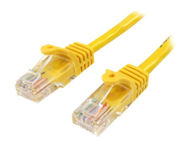 1m Yellow Snagless UTP Cat5e Patch Cable 