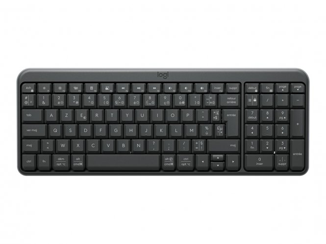 Logitech K250 - Clavier - sans fil - Bluetooth LE - AZERTY - Français - graphite 