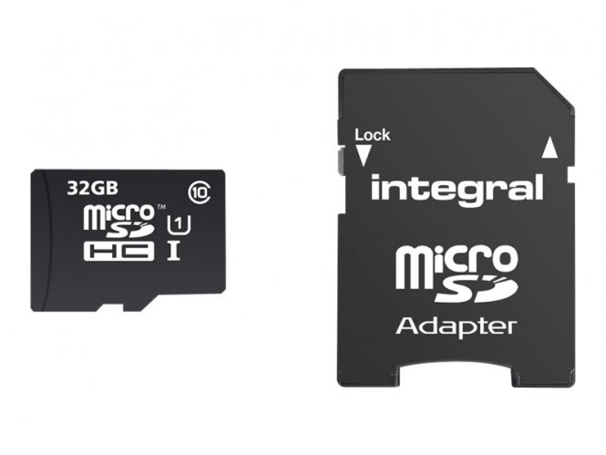 Integral Smartphone and Tablet - carte mémoire flash - 32 Go - microSDHC UHS-I 
