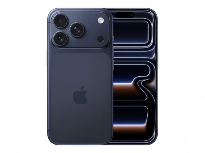 Apple iPhone 17 Pro - 5G smartphone - double SIM / Mémoire interne 512 Go - écran OEL - 6.3" - 2622 x 1206 pixels (120 Hz) - 3 x caméras arrière 48 MP, 48 MP, 48 MP - front camera 18 mégapixels - bleu profond 