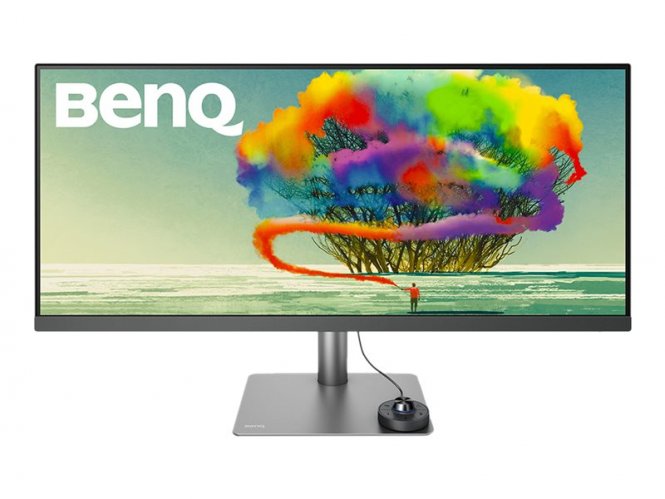 BenQ PD3420Q - Écran LED - 34" - 3440 x 1440 UWQHD @ 60 Hz - IPS - 400 cd/m² - 1000:1 - DisplayHDR 400 - 5 ms - 2xHDMI, DisplayPort, USB-C - haut-parleurs - gris foncé 