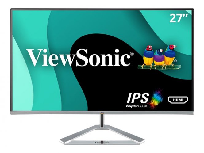 ViewSonic VX2776-smhd - Écran LED - 27" - 1920 x 1080 Full HD (1080p) - IPS - 250 cd/m² - 1000:1 - 4 ms - HDMI, VGA, DisplayPort - haut-parleurs 