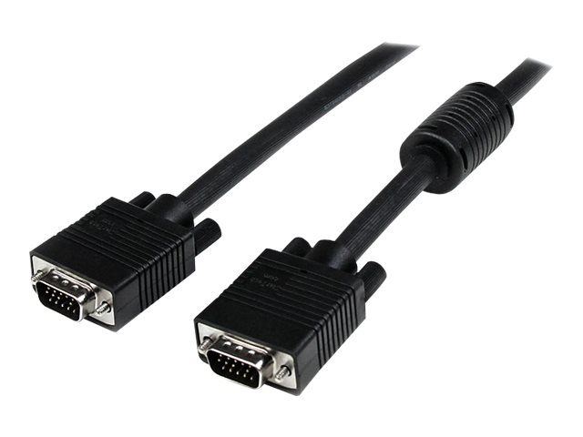 StarTech.com Cable video coaxial VGA de 30 m pour ecran haute resolution - Cordon HD15 vers HD15 - M/M - Câble VGA - HD-15 (VGA) (M) pour HD-15 (VGA) (M) - 30 m - moulé - noir 