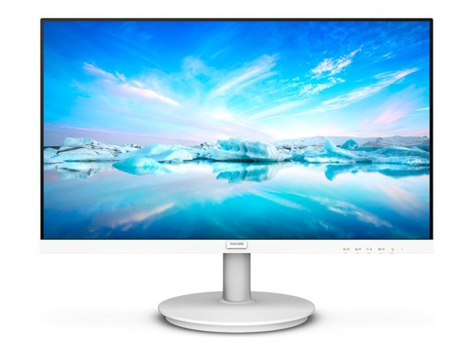 Philips V-line 241V8AW - Écran LED - 24" (23.8" visualisable) - 1920 x 1080 Full HD (1080p) @ 75 Hz - IPS - 250 cd/m² - 1000:1 - 4 ms - HDMI, VGA - haut-parleurs - blanc texturé 