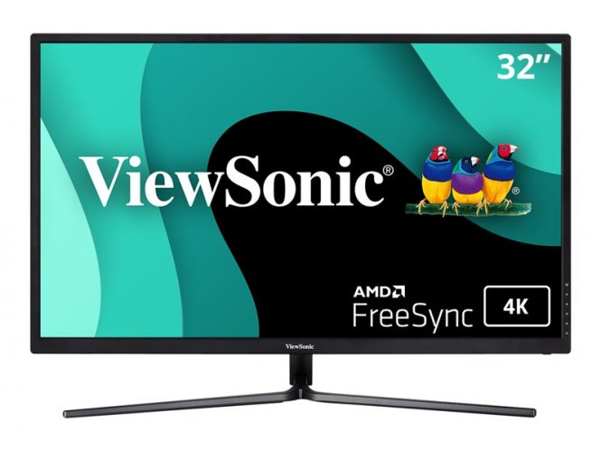 ViewSonic VX3211-4K-mhd - Écran LED - 32" (31.5" visualisable) - 3840 x 2160 4K @ 60 Hz - VA - 300 cd/m² - 3000:1 - HDR10 - 3 ms - 2xHDMI, DisplayPort - haut-parleurs 