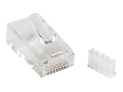 Solid Wire Cat 6 Modular Plug - 50 Pack 