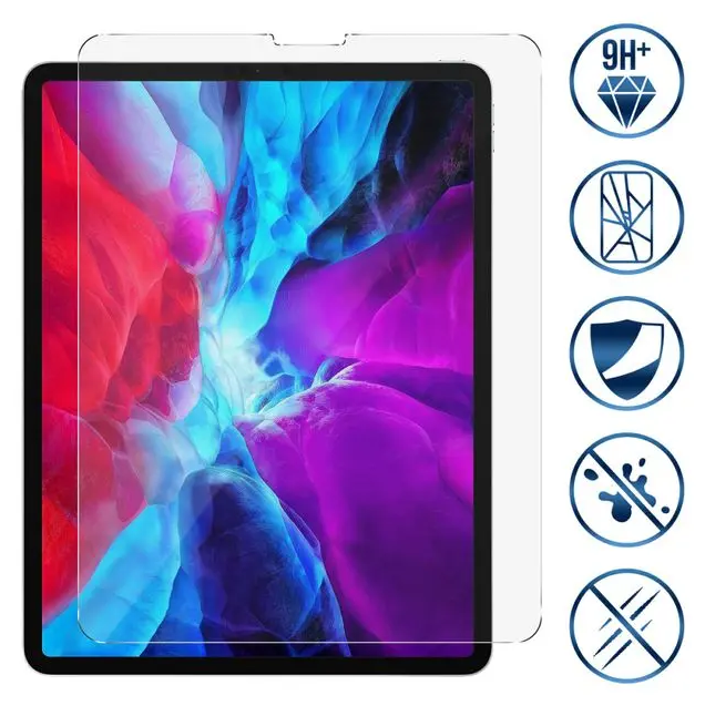 Film de protection en verre trempé ultra-fin 9H+ - Anti-Explosion et Anti-Traces pour Apple iPad Pro 12.9 M2 2022 