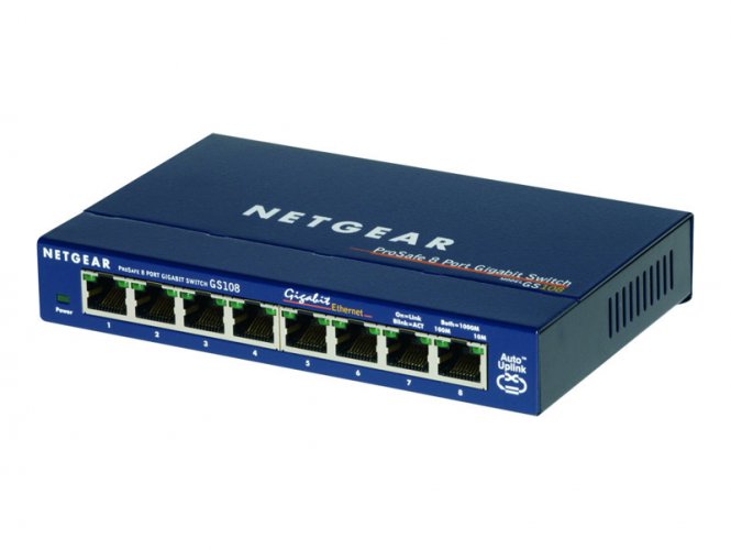 Netgear 8Port Switch 10/100/1000 GS108GE 