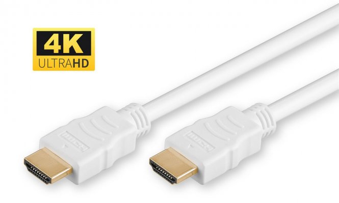 MicroConnect HDM19191V1.4W, HDMI v1.4, 1m, M-M 