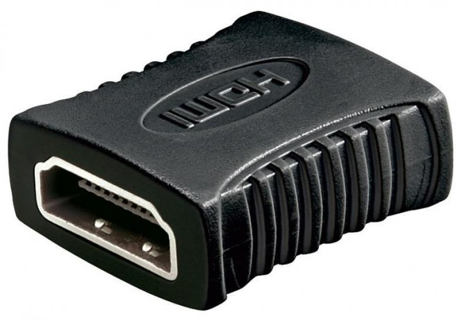 MicroConnect 2 x HDMI 19, Female/Female 