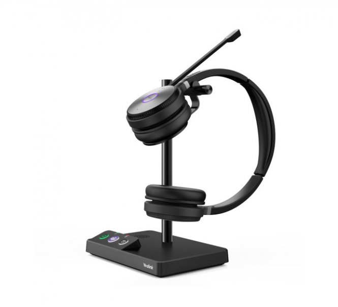 Yealink WH62 Dual Teams Micro casque sans fil DECT sur socle - 2 écouteurs 