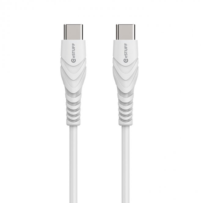 eSTUFF USB-C - C Cable 1,0m White 