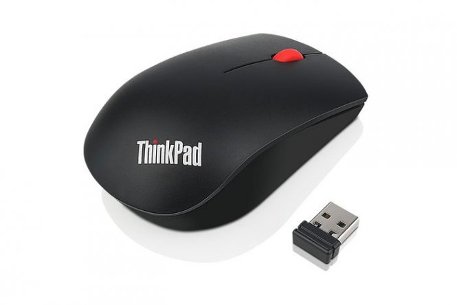 Lenovo Wireless Optical Mouse, 1200 dpi, scroll, 2.4 GHz, 3 buttons, 60g, 61x106x33mm 