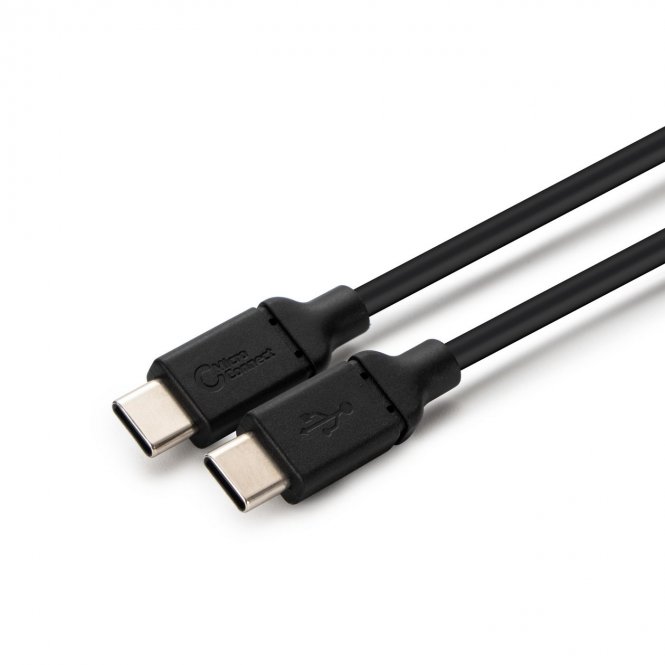 MicroConnect USB-C Charging cable, black. 1m 