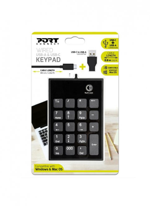 900801 NUMERIC KEYPAD WIRED TYPE C