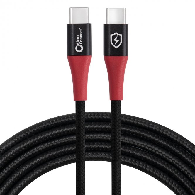 MicroConnect Safe Charge USB-C to C Data Blocker cable 1.5m 