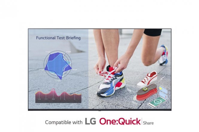 LG 55", 4K UHD (3840x2160), ADS, 400 nit, 1200:1, 60 Hz, Wi-Fi, SoC, SuperSign CMS, Pro:Idiom, webOS 6.0