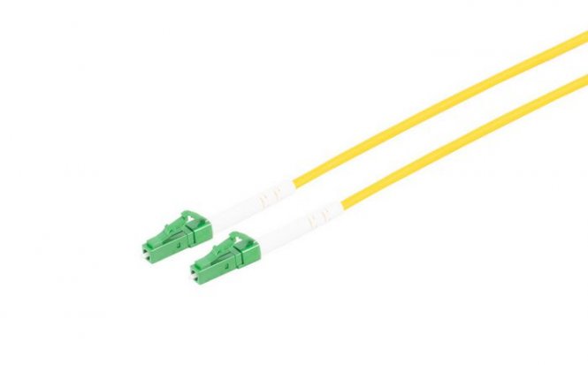 MicroConnect Câble de raccordement fibre optique LC-LC OS2 2m Simplex APC