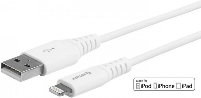 eSTUFF Câble Lightning MFI 3m Blanc 