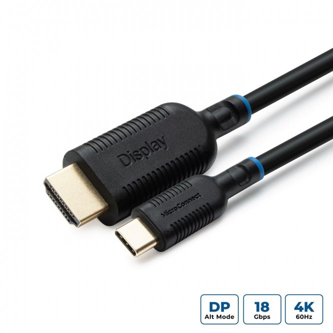 MicroConnect Câble USB-C vers HDMI 2m 