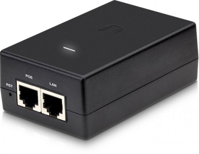 Ubiquiti Power over Ethernet Adapters, 24VDC, 1.0A, Gigabit LAN Port, Black 