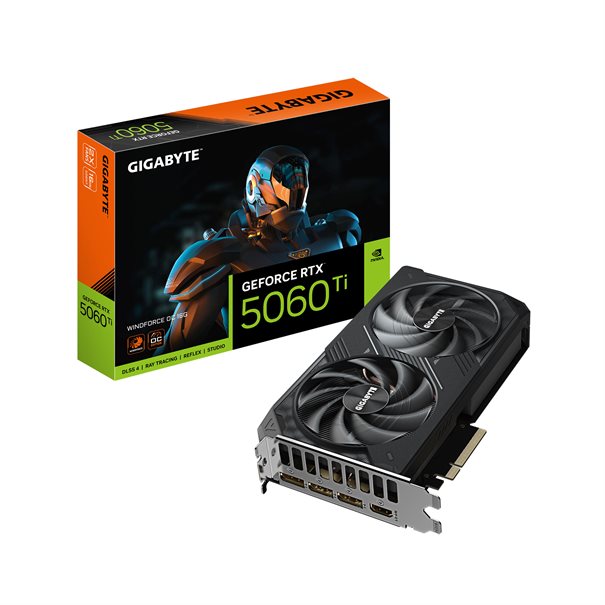 GIGA VGA 16GB RTX5060TI WINDFORCE-2-OC 16G 3xDP/HDMI GeForce RTX 5060 Ti WINDFORCE OC 16G 