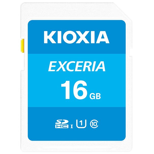 Kioxia SD-Card Exceria 16GB Cartes SDHC 16Go 