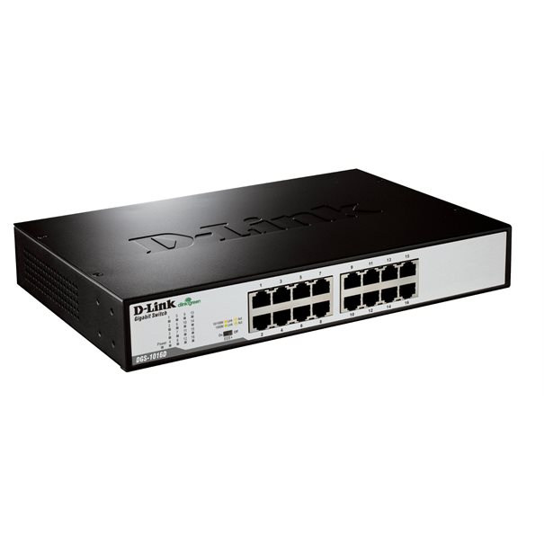 D-Link Switch DGS-1016D 16xGBit 19" Unmanaged 