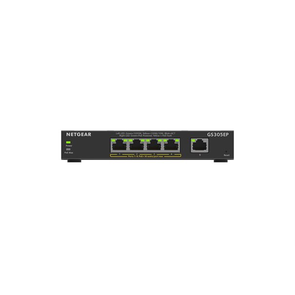 Netgear 5Port Switch 10/100/1000 GS305EP 