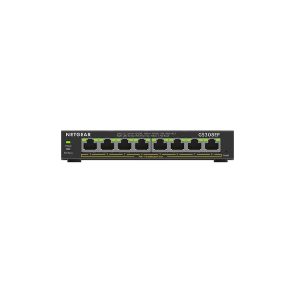 Netgear 8Port Switch 10/100/1000 GS308EP 