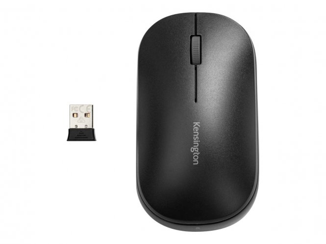 Kensington SureTrack Dual Wireless Mouse - souris - 2.4 GHz, Bluetooth 5.0 LE, Bluetooth 3.0 - noir 