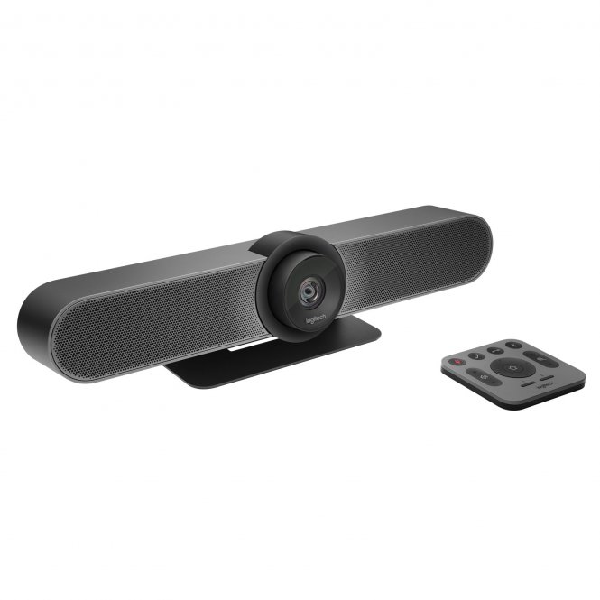 Logitech Webcam MEETUP Conference Cam 4K Ultra HD fÃ¼r kleine KonferenzrÃ¤ume und spontane Meetings 