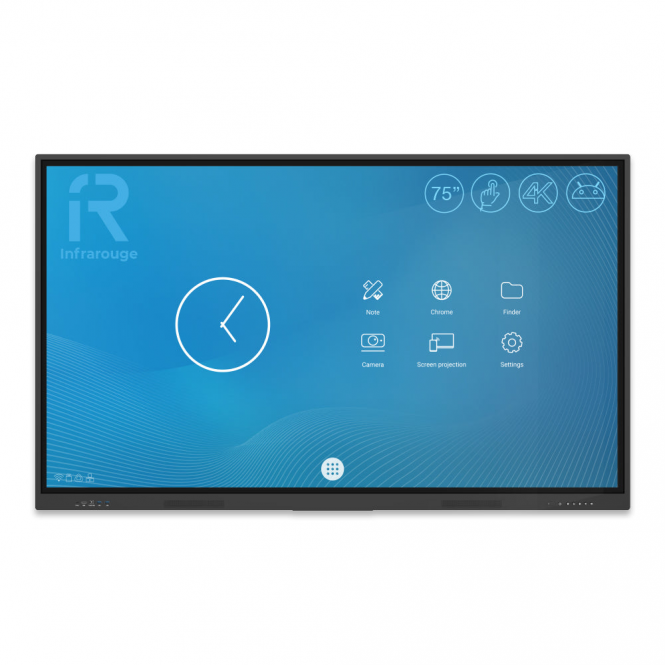 Ecran interactif tactile Android Infrarouge SpeechiTouch UHD | 75" 