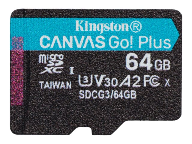 64GB microSD Canvas Go Plus Single 