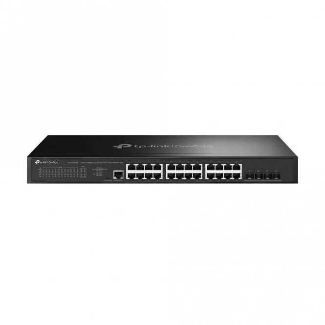 TP-LINK Switch TL-SG3428X-M2 24x 2,5-GBit/4xSFP+Managed Rack Mountable, Omada SDN, 1 Fan, No PoE 