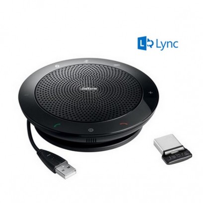 Jabra SPEAK 510+ MS - Haut-parleur main libre - Bluetooth - sans fil - USB - Certifié pour Skype for Business 