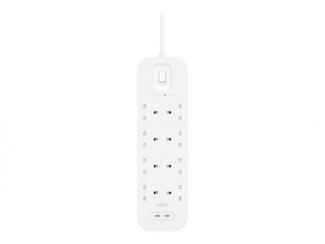 Belkin Connect - protection contre les surtensions - avec 2 ports USB-C 