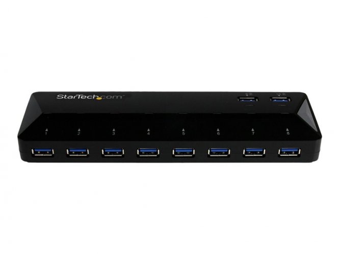 10-Port USB 3.0 Hub w/Charge/Sync Ports 