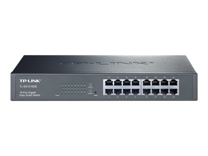 TP-LINK Switch TL-SG1016DE 16xGBit Easy Managed Desktop 