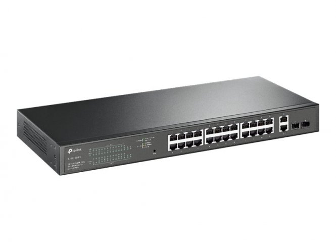 TP-LINK Switch TL-SG1428PE 24xGBit PoE+ (250W)/2xGBit/2xSFP  Unmanaged/Easy Smart PoE Switch 