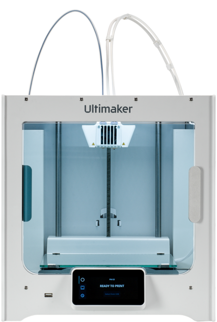 ULTIMAKERS3 Imprimante 3D, 215mm x 215mm x 200mm, port LAN/USB/Wi-Fi 