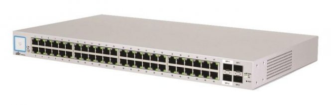 Ubiquiti Switch UniFi 48xRJ45 GBit/2xSFP/2xSFP+ Managed PoE+ (500W) 19" Rack-Mountable 