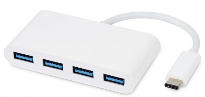 MicroConnect USB - C to 4x USB 3.0 A port 