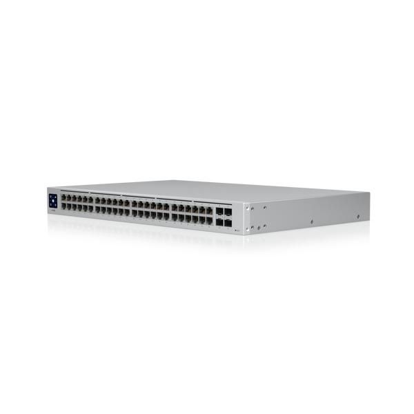 Ubiquiti Switch UniFi 48xRJ45 GBit/4xSFP Managed 32xPoE 195W Gen2 19" Rack-Mountable, 1,3" Touchscreen 