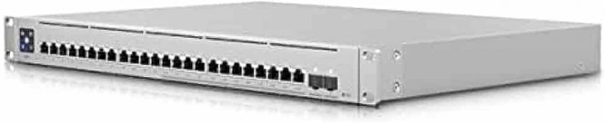 Ubiquiti Switch UniFi 12xRJ45 2,5G/12xRJ45 1G/2xSFP+ 10G Managed PoE+ 19" Rack-Mountable, 1,3" Touchscreen, 400W PoE 