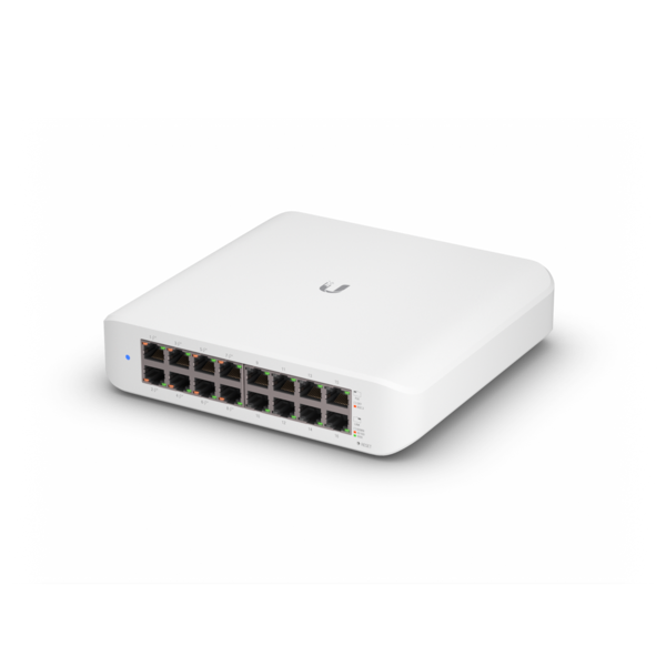 Ubiquiti Switch UniFi 16xRJ45 GBit Managed 8xPoE 45W Wall-Mountable, Fanless, internal PSU 