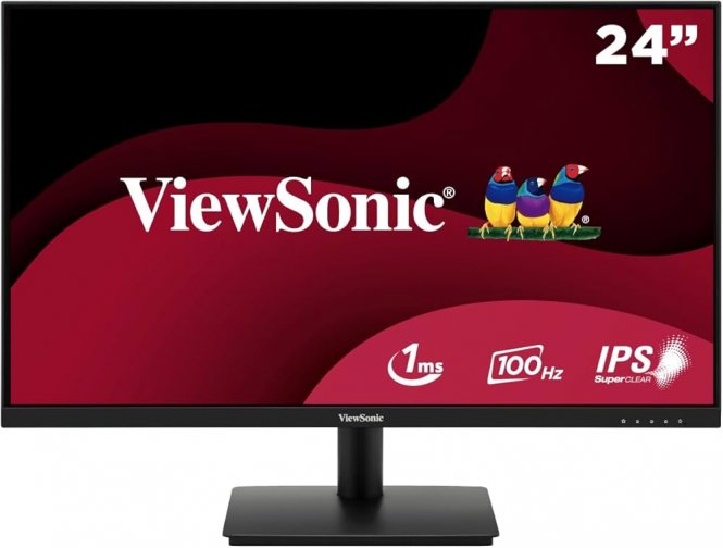 ViewSonic VA240-H-2 - Écran LED - 24" (23.8" visualisable) - 1920 x 1080 Full HD (1080p) @ 75 Hz - IPS - 250 cd/m² - 1000:1 - 1 ms - HDMI, VGA 